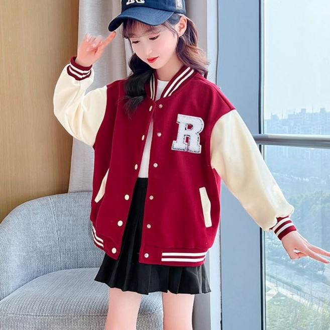 미니으니 남아 여아 간절기 R자수 야구 점퍼 [1186]