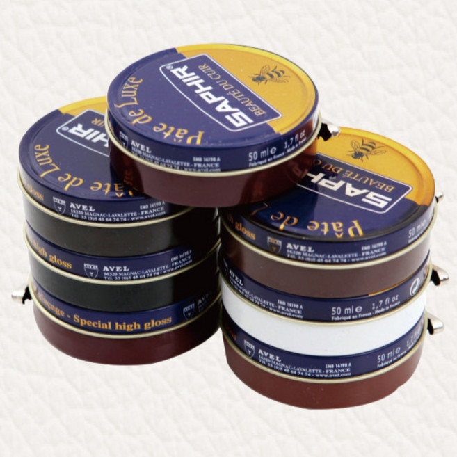 사피르 슈폴리시 비즈왁스 폴리시 구두광택제 구두약 관리 용품 슈케어, 폴리시(79)WAX YELLOW, 1개