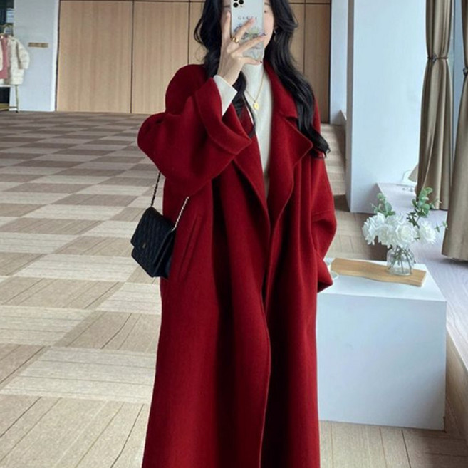 COSYEVNO 여성코트 겨울 기본 베이직 고급스러움 캐주얼 롱 코트 BCXdyck-7