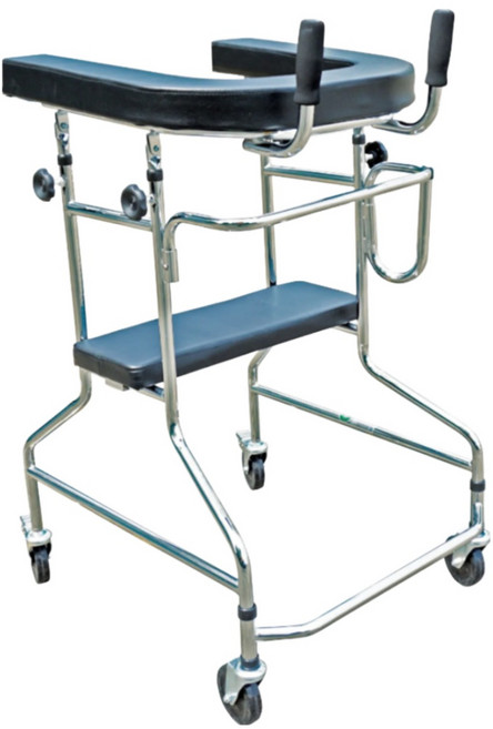 [필수아이템] 노인 환자 보행 보조기 보행차 실내 보행기 U자형 어깨보행차 하이워커, 1개