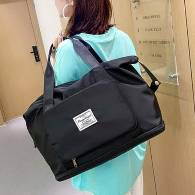 자이언웨이브 대용량 3단 폴딩 캐리어백 보스턴백 빅사이즈 여행용 숄더백