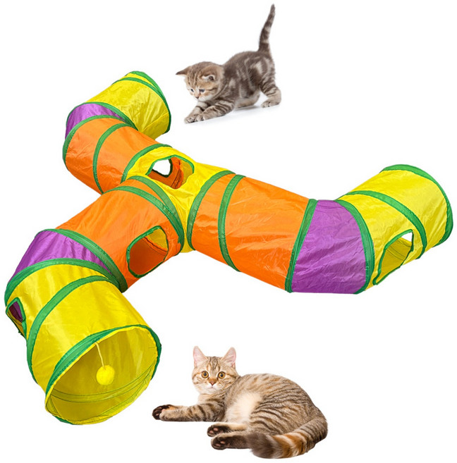 냥슬아치 초대형 고양이 3구 레인보우 캣터널, 레인보우 3구터널, 1개