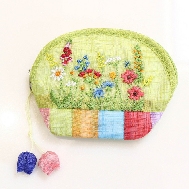 전통 모시 반달/사각 동전지갑 명함지갑 2종