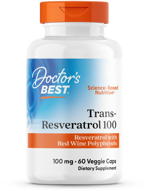 닥터스베스트 트랜스-레스베라트롤 100mg 베지 캡 비건, 1개, 60개입, 1.5L