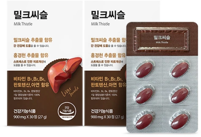 뉴트라라이프 밀크 씨슬 라이트 30정 (1개월분), 2박스 - 쿠팡