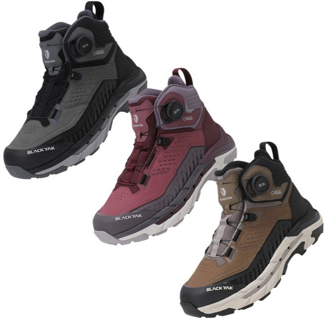 블랙야크 블랙야크 장거리 발편한 가죽 중등산화 고어텍스 쿠션 트레킹화 매그넘 알파 D GTX