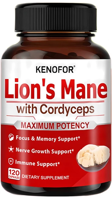 사갈버섯 캡슐 면역체계 증강제 기억증강제 뇌 건망증 치료 뇌신경 보호 스트레스 완화, 1개, 60정 - 쿠팡