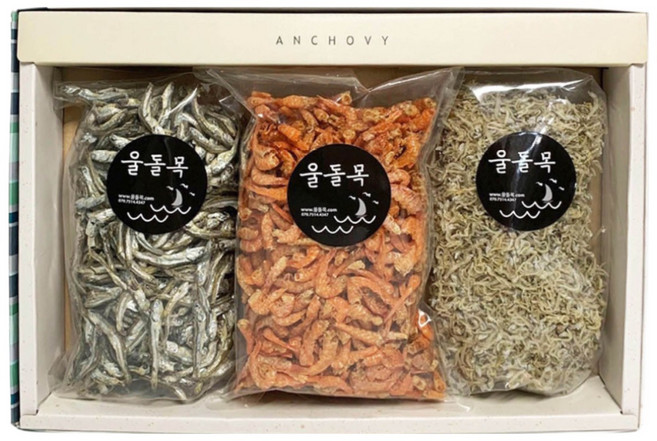 울돌목 멸치3종 선물세트 볶음멸치 꽃새우 마음2호 명절 선물세트