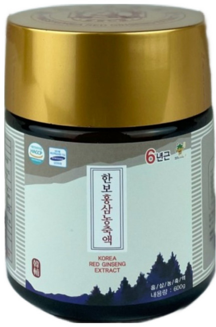 [복날 상품]6년근 홍삼으로 전통방식으로 만든 홍삼농축액 600g 홍삼 100% 무가당, 1개
