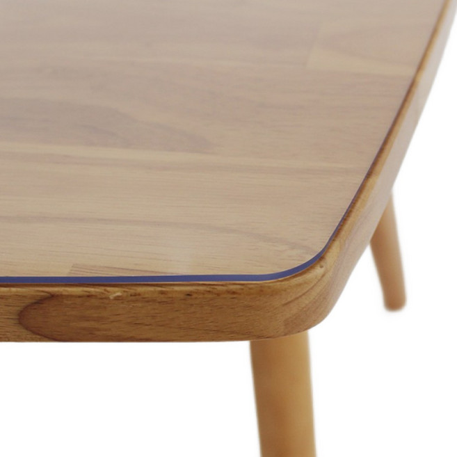 커버컴퍼니 프리미엄 항균 투명매트 식탁 책상, 2mm 프리미엄 항균 투명매트, 90cmX70cm, 1개