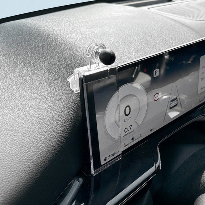 픽스글로벌 제네시스 GV80 페이스리프트 전용 차량용 핸드폰 거치대 마운트, 마운트 단품