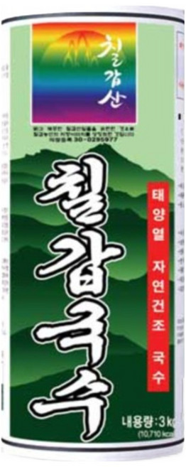 칠갑농산 칠갑국수 중면, 3kg, 1개