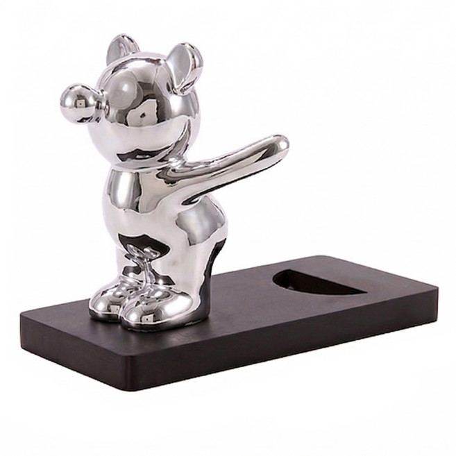 라벨로아 싱글베어 와인랙, 실버베어, 1개