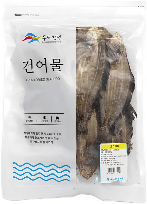 동해청정 건가자미 중형 마른가자미, 1개, 500g