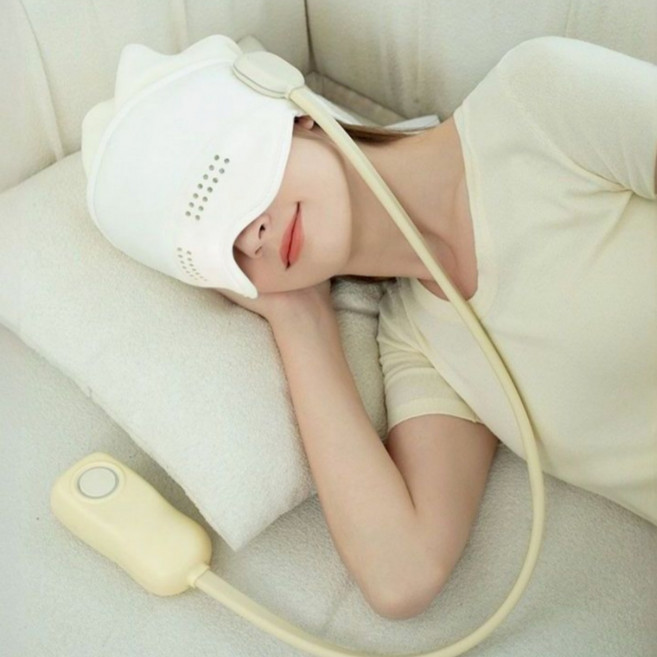 머리 눈 마사지기 안마기 온열 운동기 지압기 찜질기 전동 공기압 두통