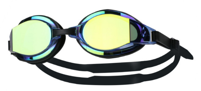 아레나 돌핀 트레이닝 미러 수경 성인수경 AGW-460M A2AC1AG46 수경/물안경, 네이비+수영사랑 폴리백