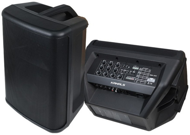 9위 - 카날스 BSK-300 충전식 버스킹 스피커 기타 악기 블루투스 250W 앰프 스피커 1통, 블랙