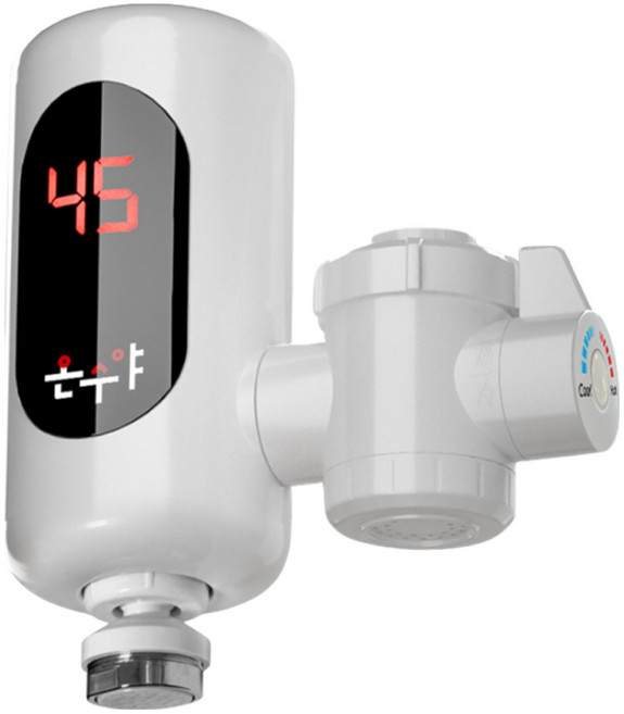 온수야 전기 순간온수기 세면대 싱크대 수도 세로형 소형온수기