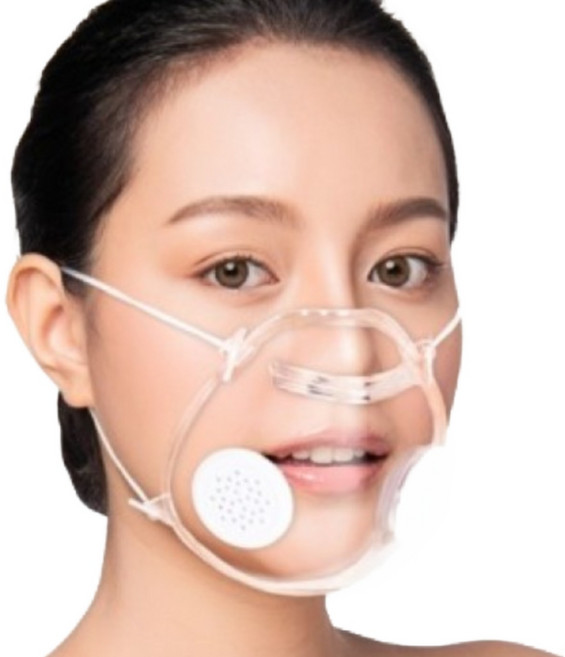 다용도 수영장 워터파크 어린이 성인 물놀이 마스크, F320 투명