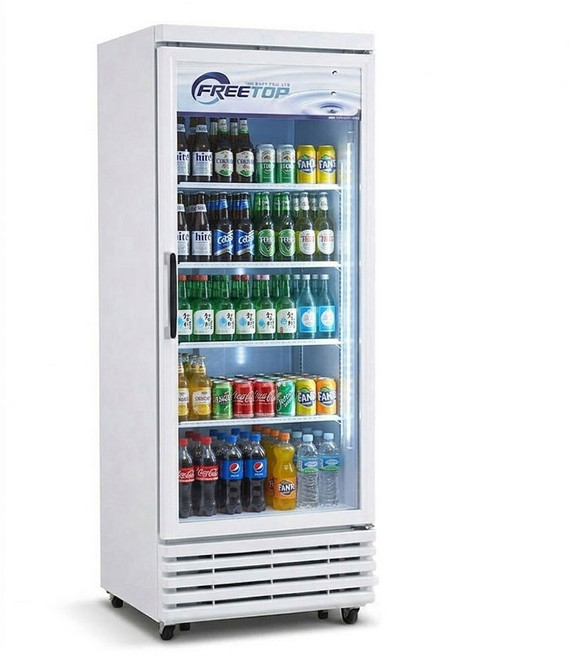 프리탑 국산 대용량 음료수 냉장고 590L 대형 쇼케이스 업소용 술 약국 병원 주류 편의점 FT-590R, FT-590R (착불배송비 해피콜안내)