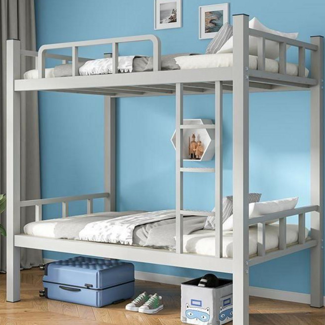 2층침대 이층 사다리 기숙사 원룸 공장 병원 학생 숙소 현장 게스트하우스 철제 펜션, 기타, Q.맞춤형(90x190cm)+침판