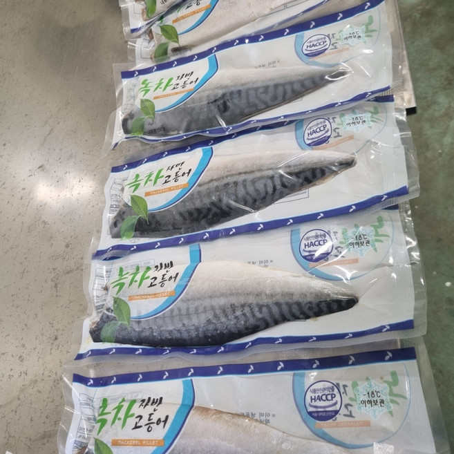 노르웨이 특A급 녹차 순살 고등어, 150~200g, 10개