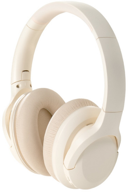 뉴스타 노이즈캔슬링 접이식 블루투스 헤드셋 유무선 블루투스 5.3 수납 케이스 포함, 화이트