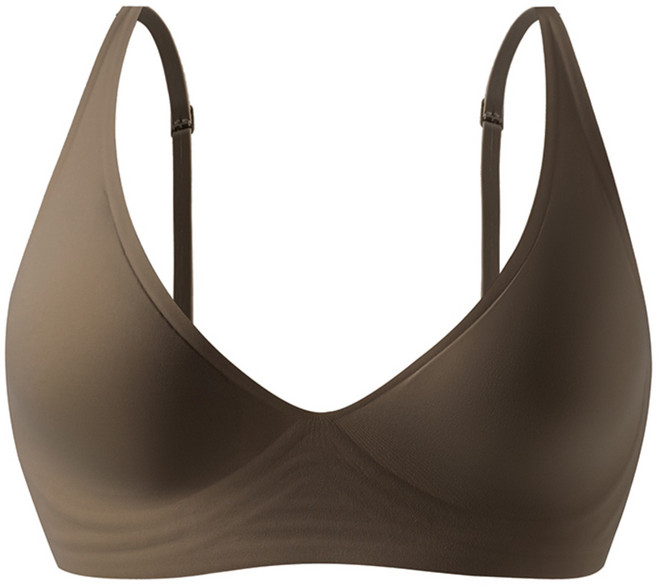 [길복트레이드 주식회사](4컬러)S~2XL여성 란제리아브라 인견 노와이어 풀커버 몰드 브라 여성브라 브래지어 여성 패드 일체형 심리스 릴렉스 브라탑 컵 프리미엄 저중심 볼륨브라