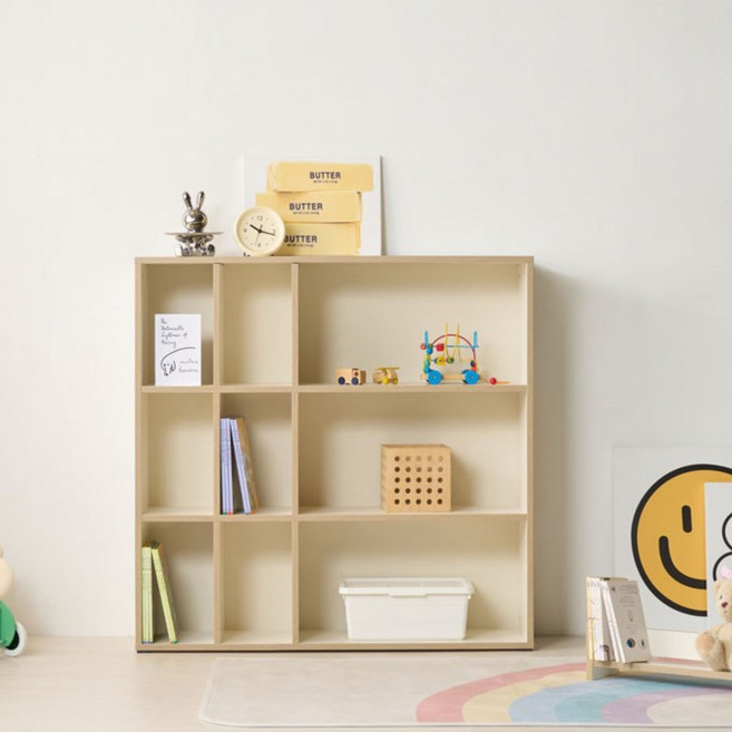 토이 3단 2단 책장 1100 교구장, 크림화이트