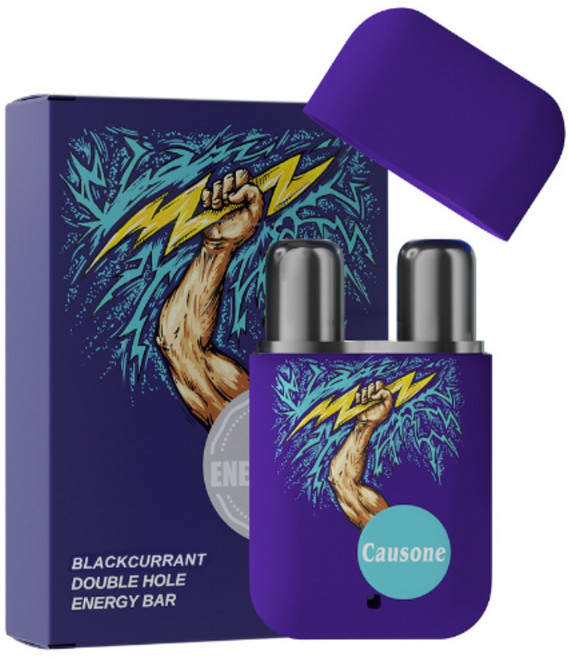 위핏마켓 코존 정품 파워 에너지바 코흡입기 순간스피드 집중력향상 에너지강화, 포도(Blackcurrant), 2개