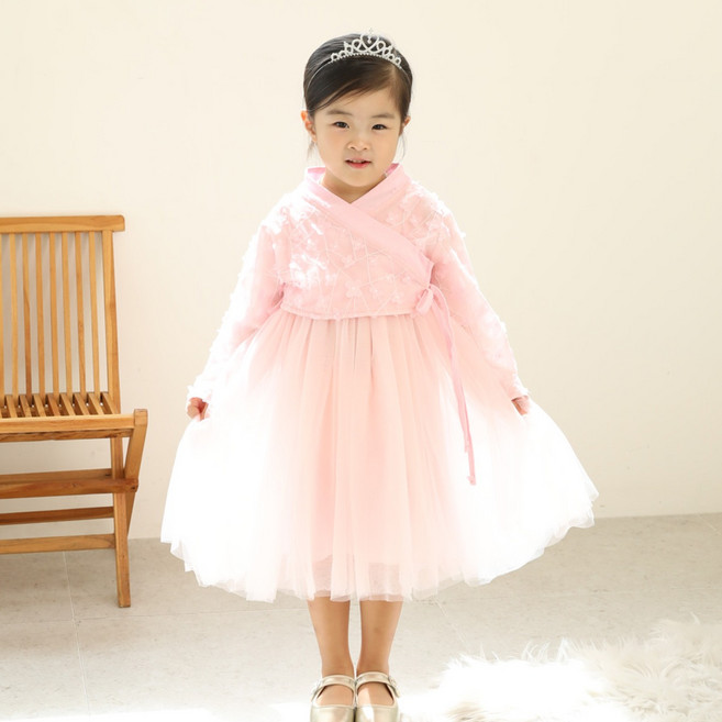 오자드 예쁜 여아 한복 세트 아동 초등학생 생활한복 원피스