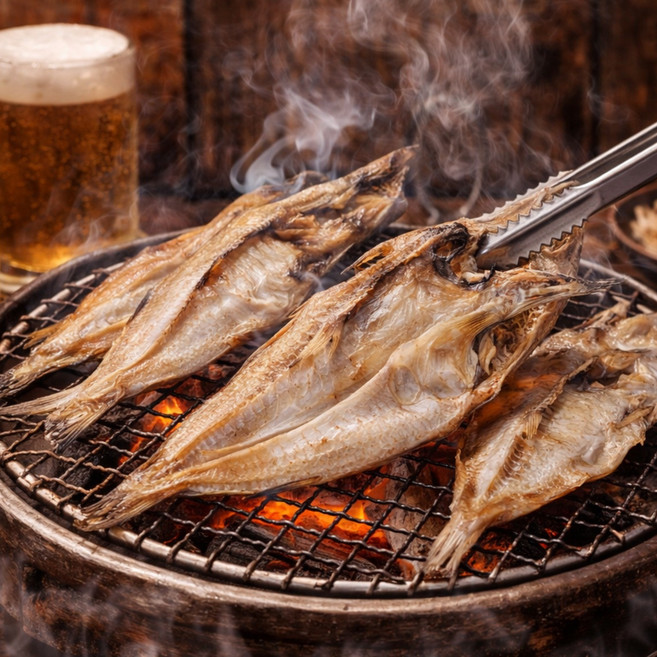 을지로호프 을지로노가리 건대구 (소 사이즈) 건어물 편노가리 호프안주 마른안주 맥주안주, 1개, 200g