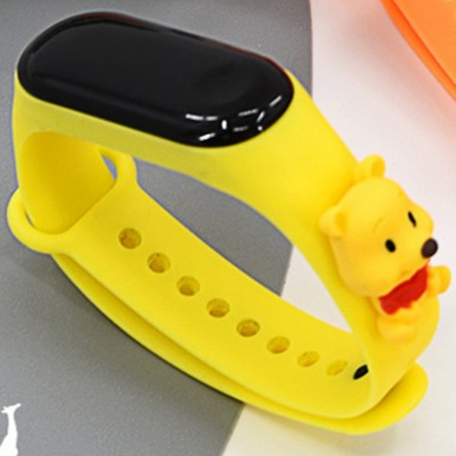 FOOI 26종 입체 캐릭터 어린이 방수 터치스크린 LED 디지털 시계