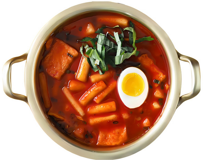 푸딩팩토리 베스트셀러 옛날 국물떡볶이 570g 캠핑음식 빨간떡볶이, 1개