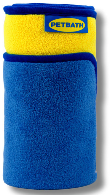 (초강력흡수 펫타올) 발수건 추가증정 강아지 고양이 목욕 수건 소형 중형 대형견 펫바스, 1개