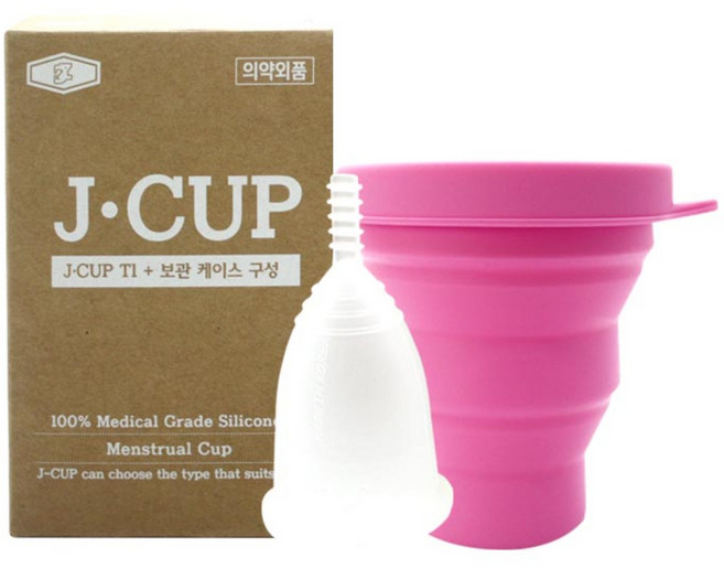 퓨어한 체내형 생리컵 제이컵 JCUP 약국판매 생리컵, M, 1개, 1개
