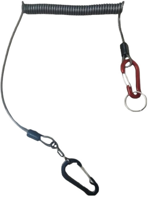 INVEN* 인벤 고급 다용도 낙하 분실 방지 스크랩 @안전2중포장@안전고리 스프링줄 카라비너 작업장비 공구, 1세트