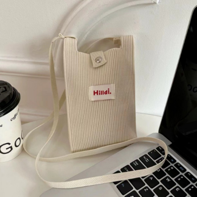 니트 미니 크로스백 숄더백 가벼운 데일리 여성가방