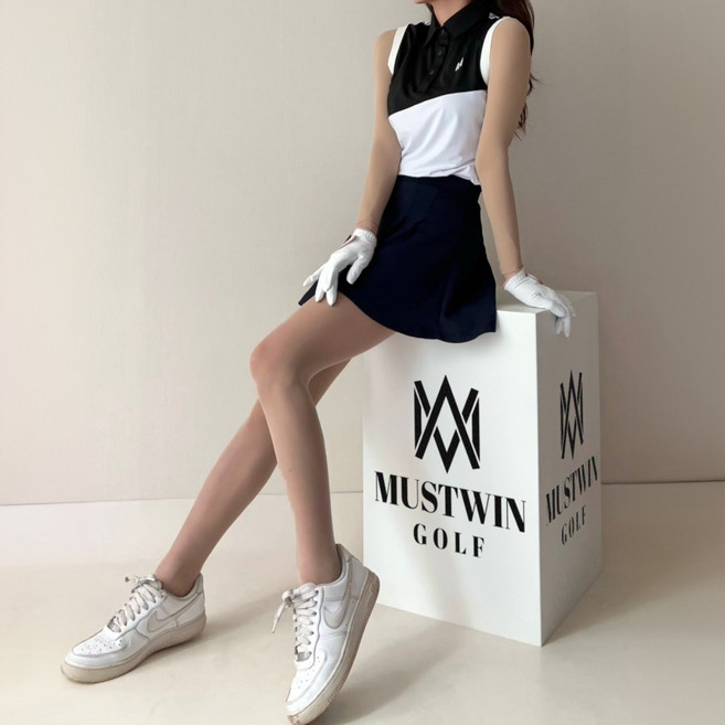 머스트윈골프 골프스타킹 몸매보정 자외선차단 가을 겨울 스타킹 2pcs