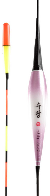 수광 고명도 민물 스마트 왕방울 전자찌 자수정찌 고부력 올림 찌 정품배터리포함, SK1701(총장35.5cm-부력2.8g), 2개