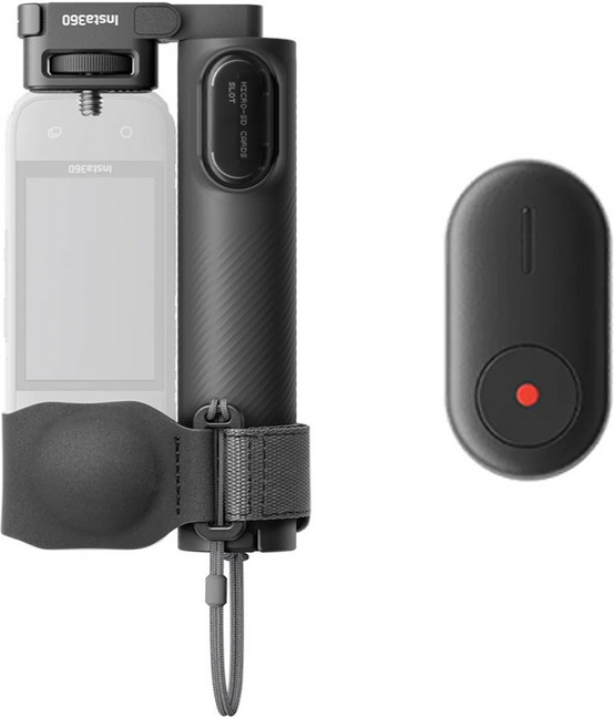 Insta360 折疊式三腳架自拍棒 原廠公司貨, 1個, § 折疊式三腳架自拍棒遙控器套餐, 黑