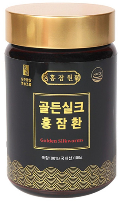 골든실크 홍잠환 100g / 국산 누에농장생산제품 [원산지 국산(경상북도 상주시)]/ 홍잠, 1개