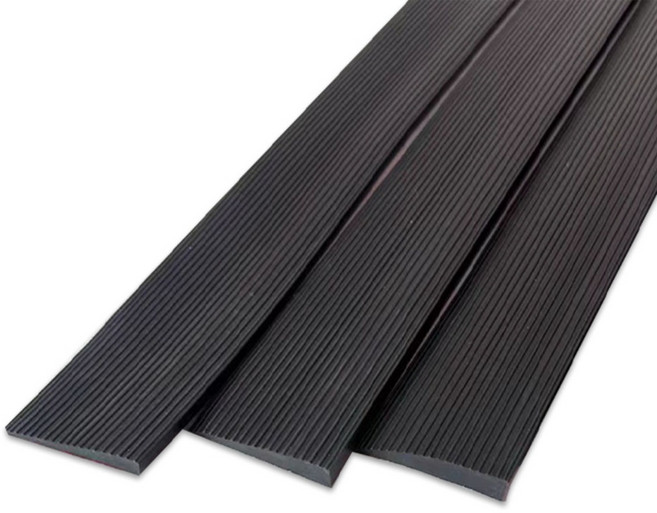 레디박스 문턱 고급 경사로 고무 슬로프, 블랙, 1개