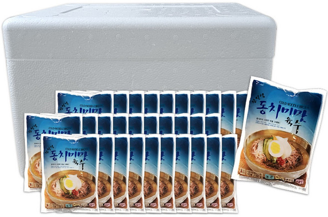 맛있는 냉면 재료모음 / 냉면육수 참설악 동치미육수, 30개, 330g