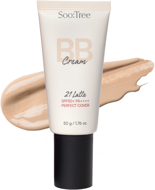 수트리 비비크림/Soo:tree bb cream SPF 50+PA++++, 3개, 50g, 21호 Latte