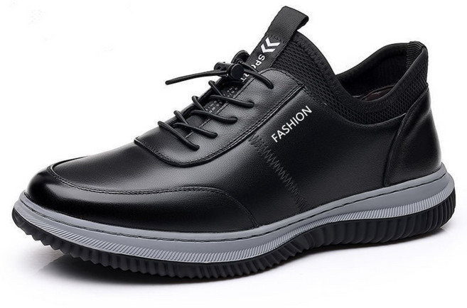 남성 신발 남성 가죽 캐주얼 운동화가을 겨울 보온 남성 기모 두꺼운 방수 가죽 러닝화