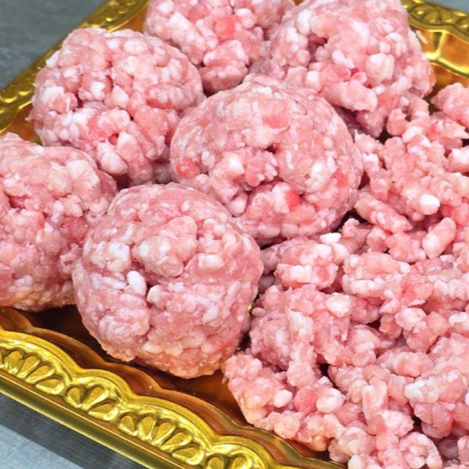 돼지 뒷다리살 다짐육 (후지살) 200g 10팩 소포장 식단고기 한돈다리살 다짐육 뒷다리살 민찌 헬스고기 레시피의시작 돼지뒤다리살, 뒷다리살200g10팩