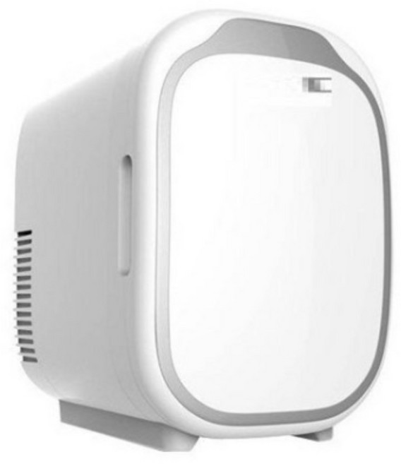 멀티 미니 냉 온장고 6리터 화장품 차량용 시거잭 다용도 가정용, 멀티 미니 냉온장고 6리터, 화이트