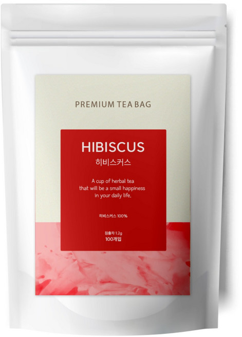 유리아 히비스커스 삼각티백, 1.2g, 100개입, 1개