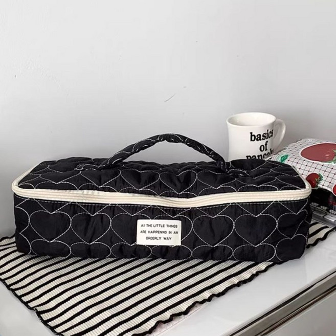 오델리 대용량 여행용 드라이기 화장품 고데기 세면도구 메이크업 파우치 휴대용 정리함